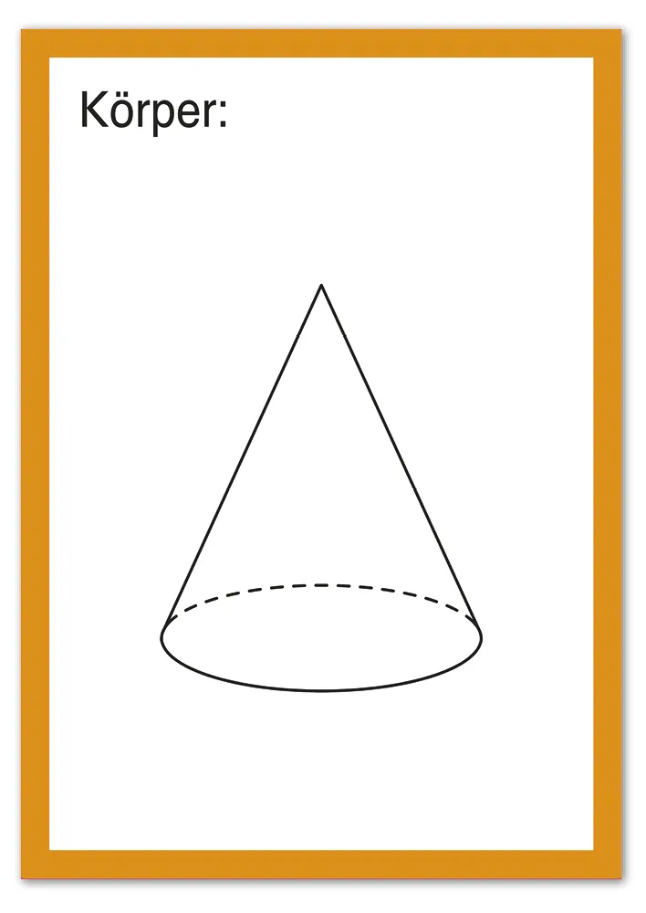 TimeTEX Karten "Geometrische Körper" aus Pappe A4, magnetisch, 57-tlg.