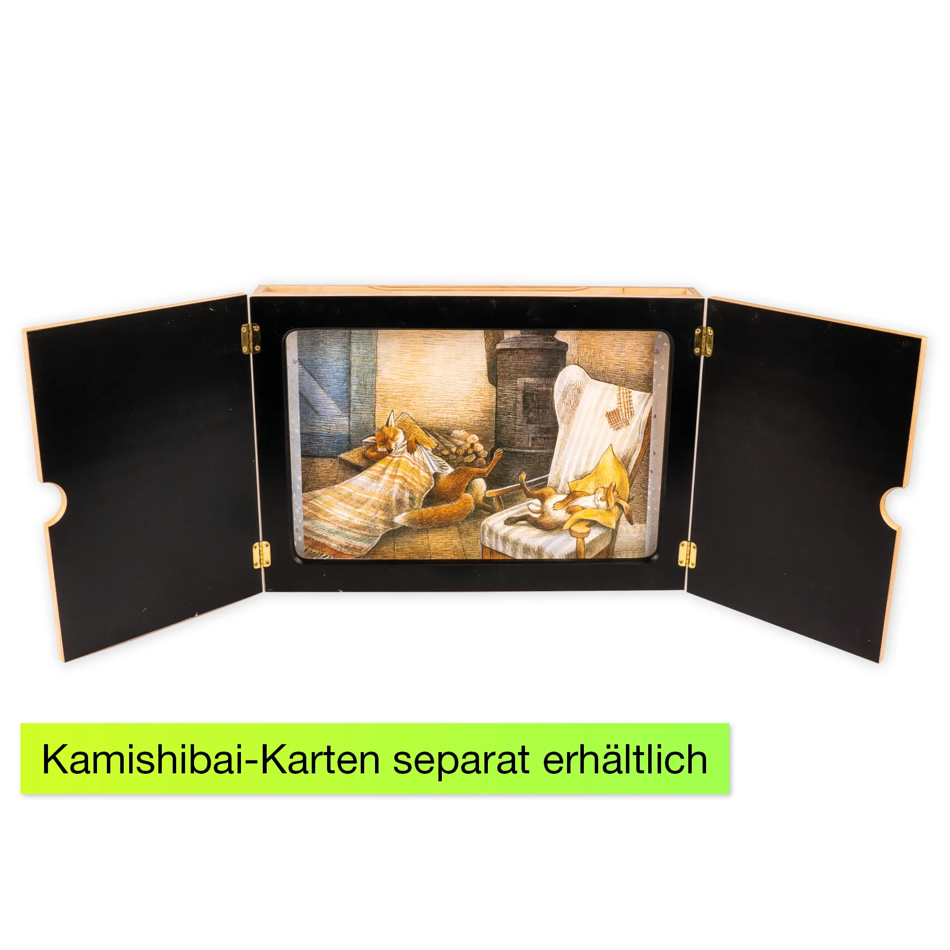 Kamishibai-Holztheater