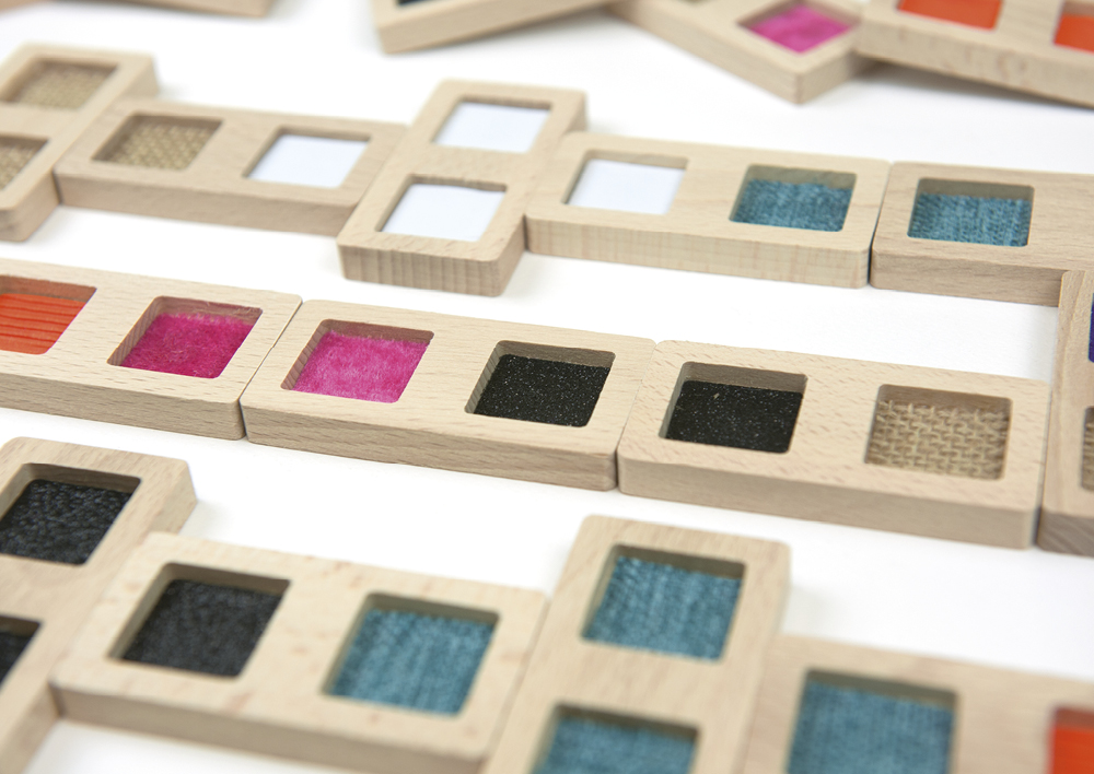 Tast-Domino "Textur", 29-tlg. Tast-Domino "Textur", 29-tlg.