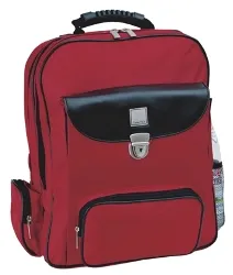 TimeTEX Lehrer-Rucksack "Practica Trend", rubinrot, Nylongewebe II./SO