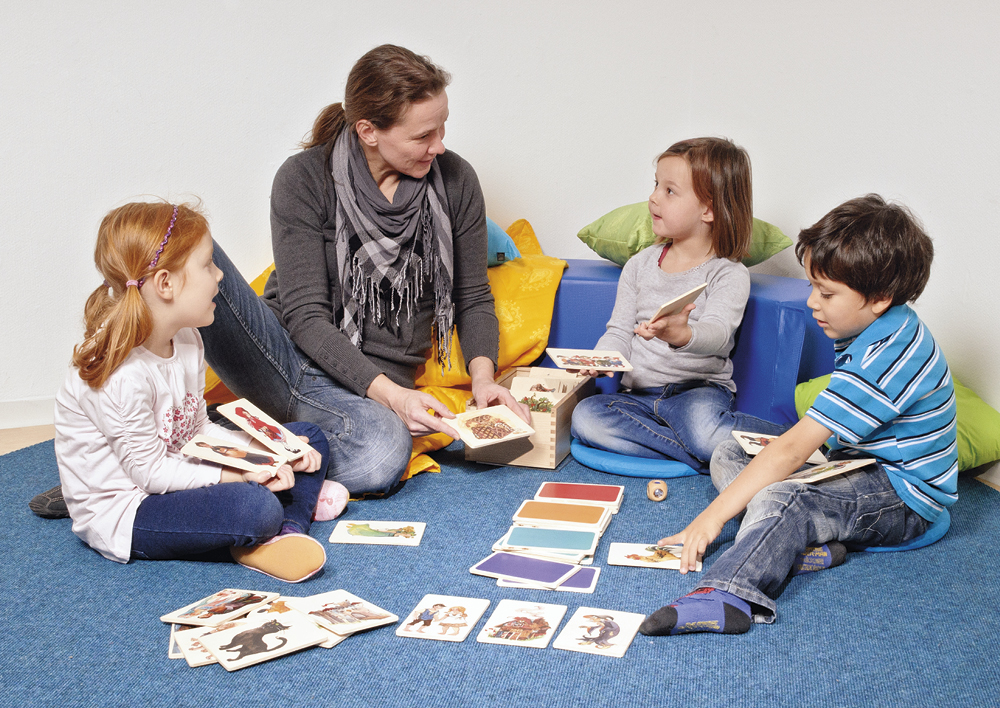 Lernspiel "Märchenerfinder", 57-tlg. Lernspiel "Märchenerfinder", 57-tlg.