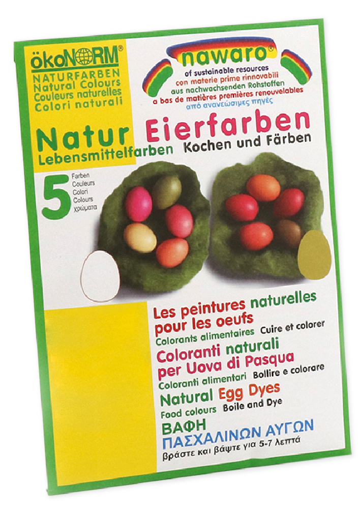 Hagemann Eier-Färbefarben nawaro, 5-tlg.