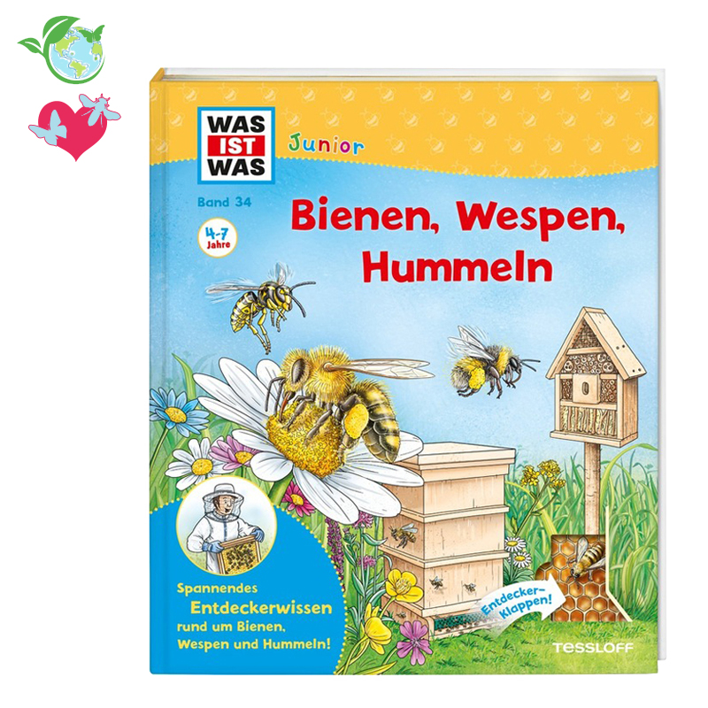 WAS IST WAS Junior Band 34 "Bienen, Wespen, Hummeln", 20 Seiten