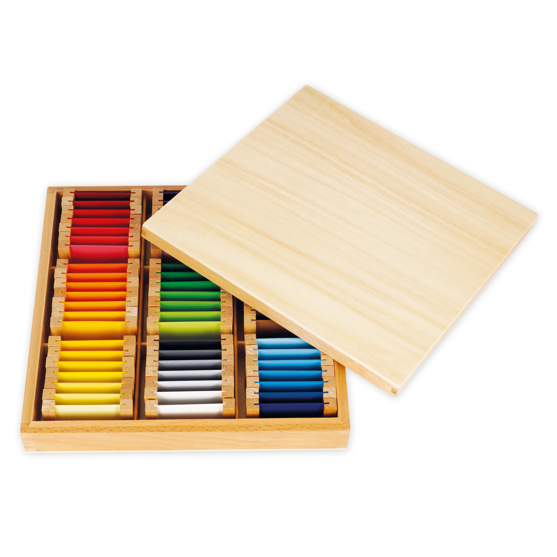 TimeTEX Set Farbtäfelchen, Satz 1-3 "Montessori Premium"