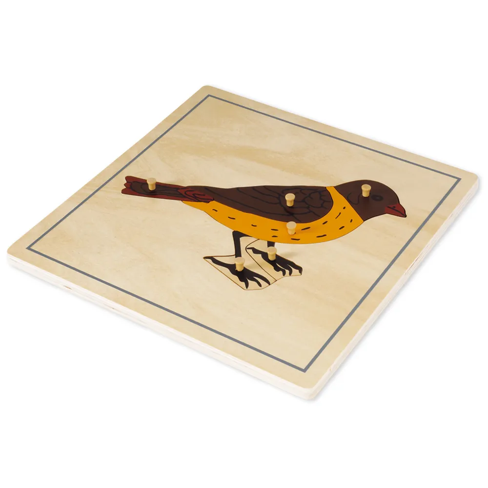 TimeTEX Puzzle pták "Montessori Premium"