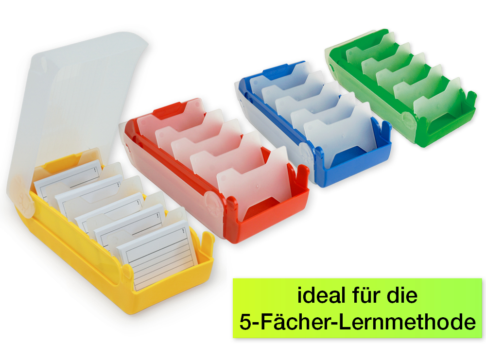 Karteikasten für A8 Kunststoff