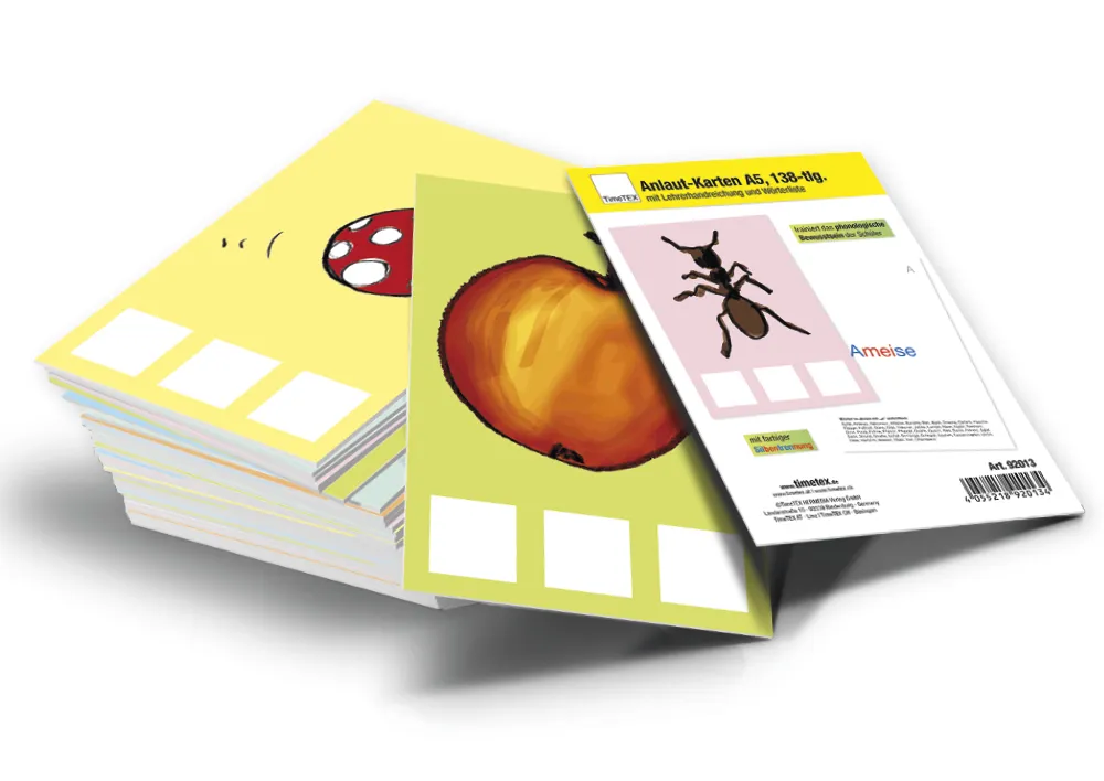Anlaut-Karten A5, 138-tlg.
