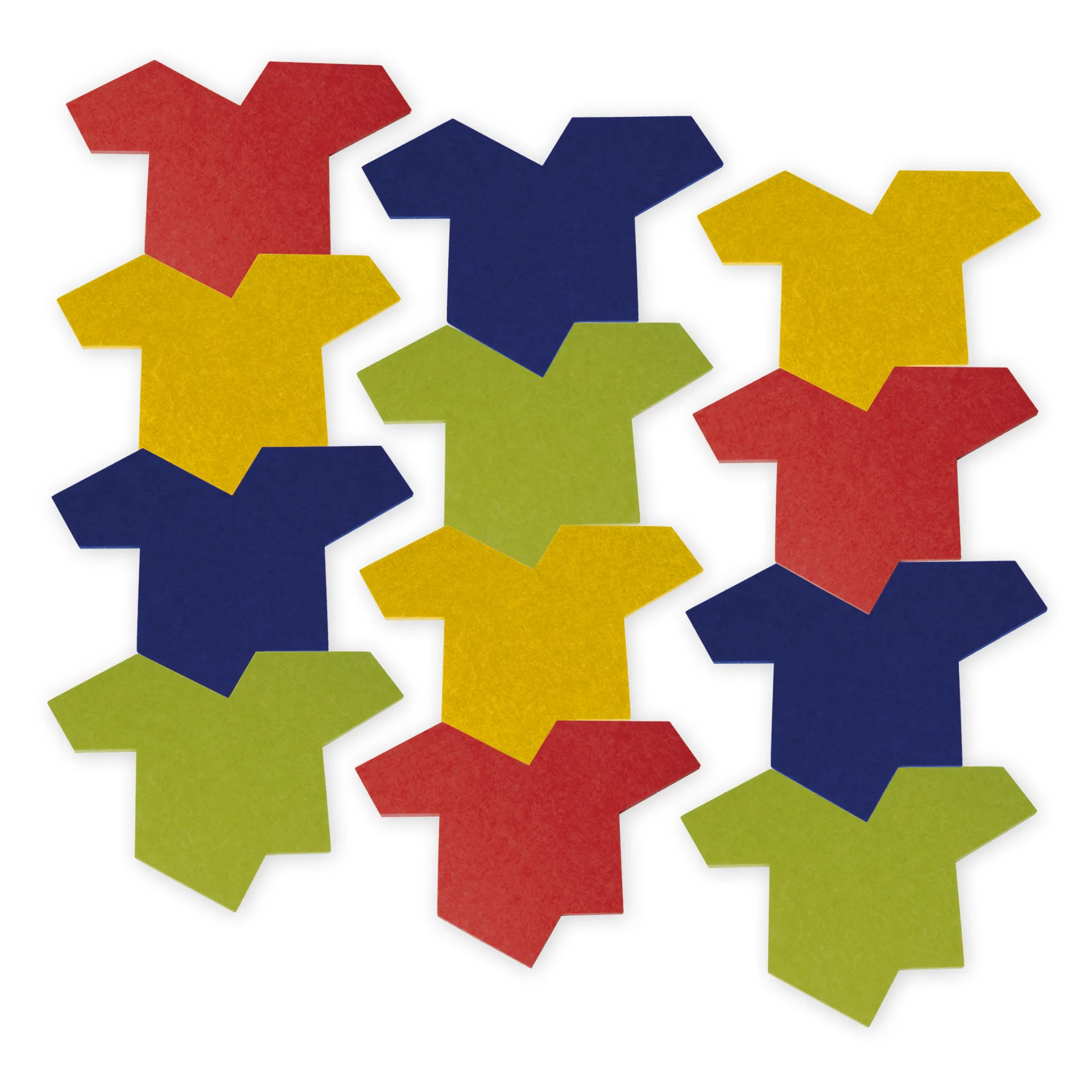 Schallabsorber Silentstar "EinStein" 4-farbig, 12 Stück