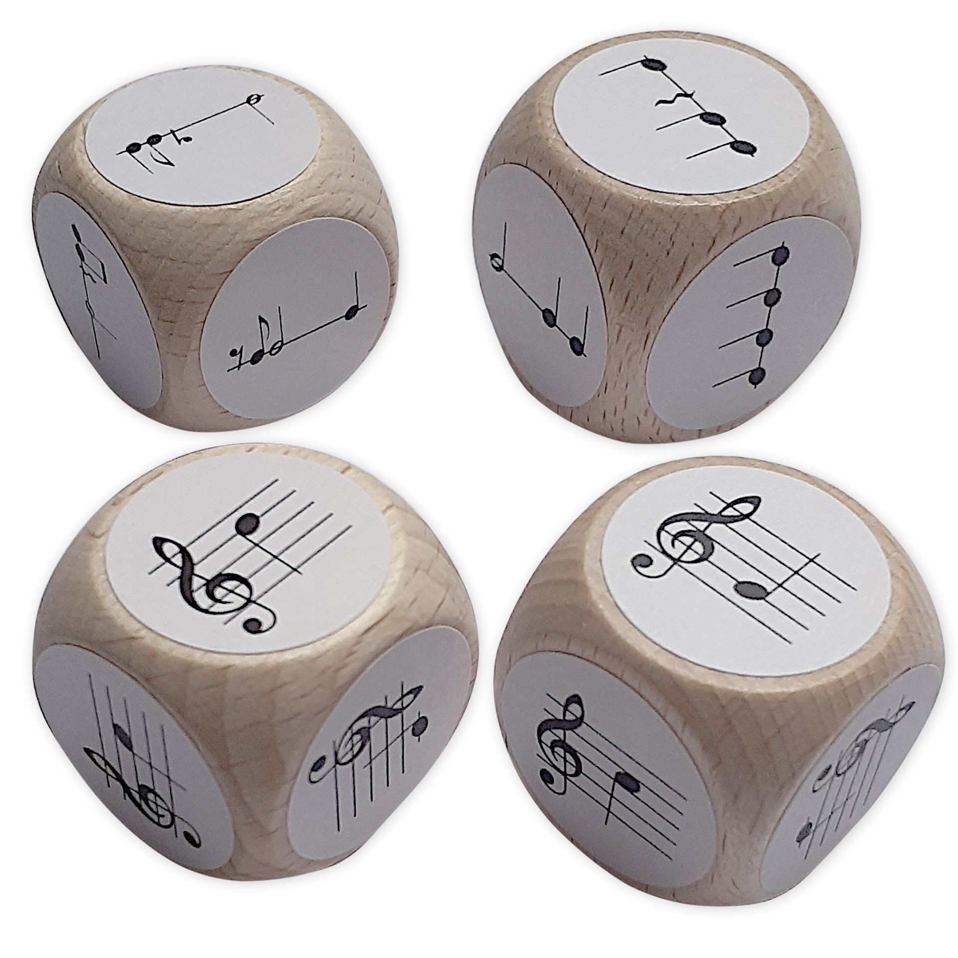 Set Würfel "Pentatonik", 4-tlg.