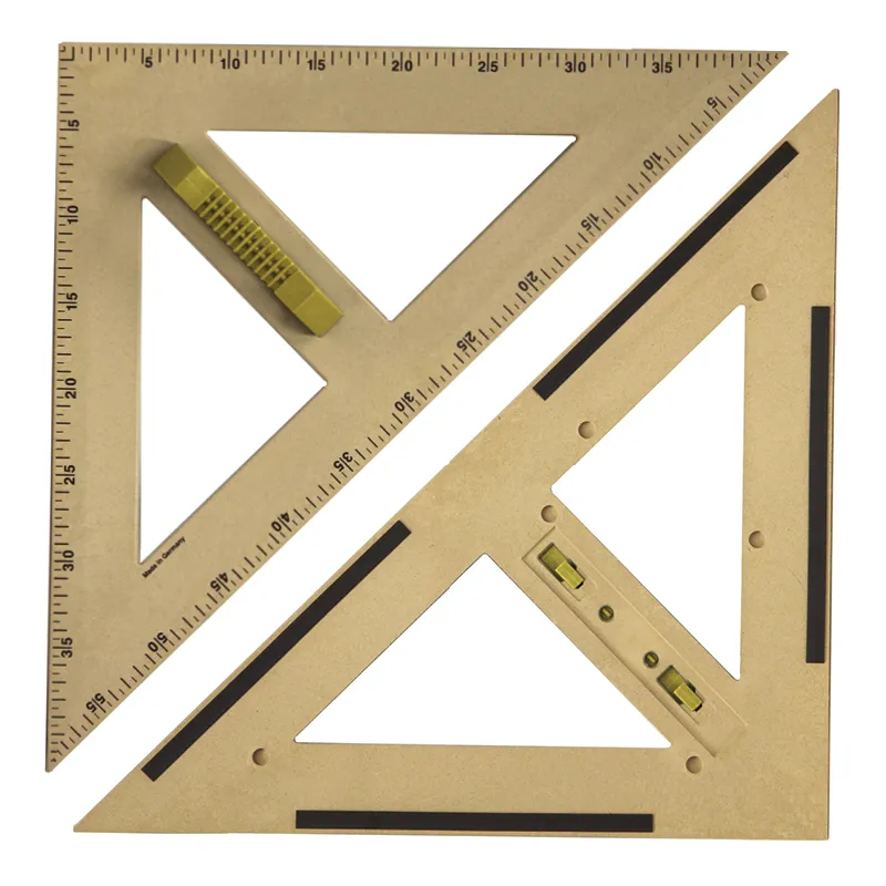 Trusă de geometrie pentru tablă școlară "Profi", 7 piese, magnetice, RE-Wood