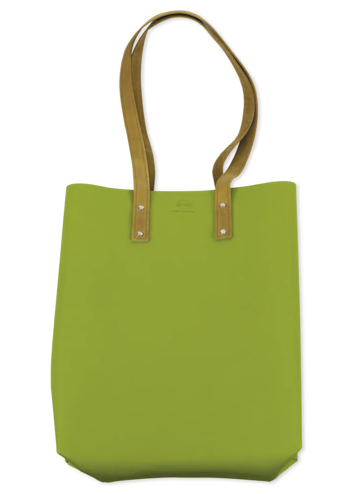 Bolso de hombro "Mali" de cuero de manzana