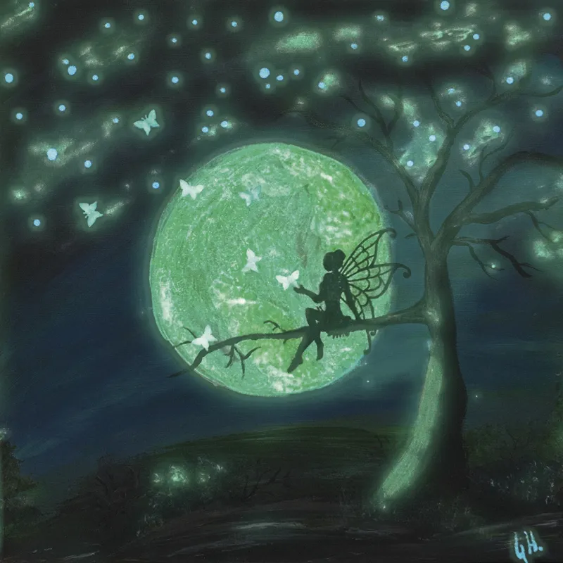 Nachtleuchtfarbe Luna, 50 ml