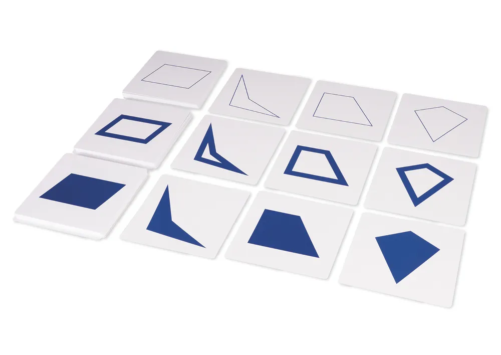 TimeTEX geometriske kort "Montessori Premium"