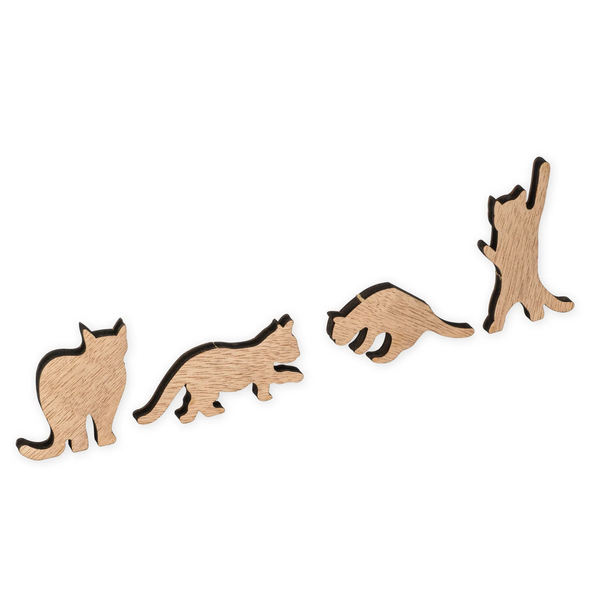 TimeTEX Mini-Geduldsspiel "Katzen-Stapel"