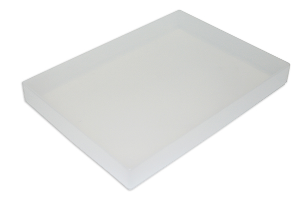 Kunststoff-Box A5 flach, transparent farblos