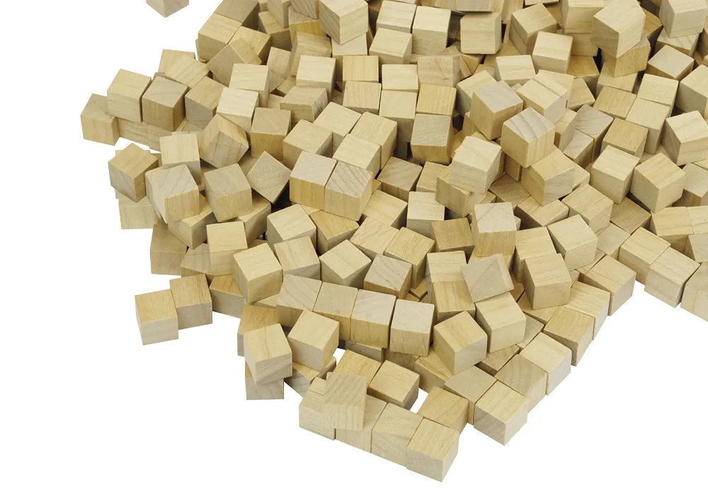 Dienes Dezimal-Einer-Würfel, aus Holz, 500 Stück