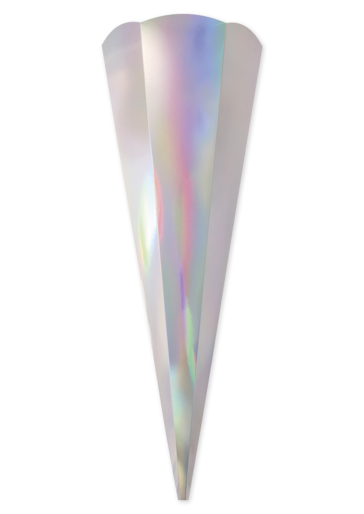 Schultüte "Metallic-irisierend", 68 cm hoch, 5 Stück
