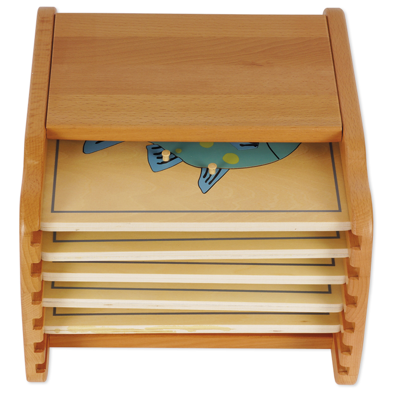TimeTEX Ständer für 6 Tierpuzzles "Montessori Premium" TimeTEX Ständer für 6 Tierpuzzles "Montessori Premium"