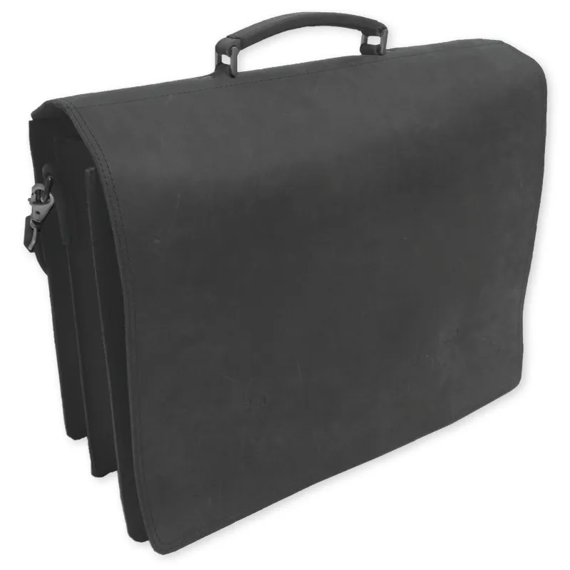 TimeTEX Leder-Tasche "Futura", schwarz, Sattelleder II./SO