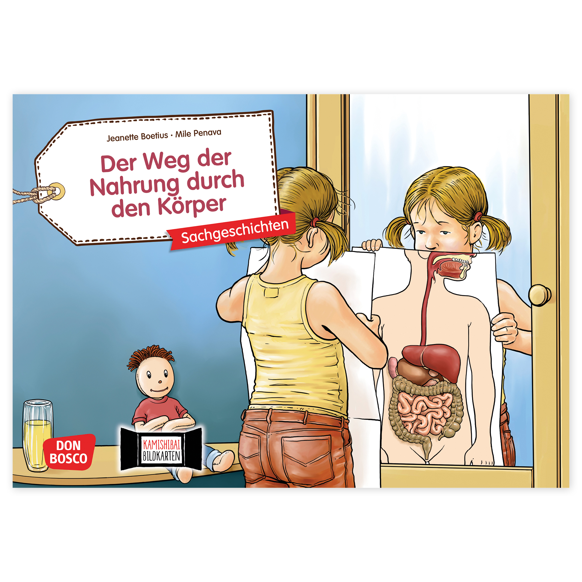 Hagemann Bildergeschichten-Karten "Der Weg der Nahrung durch den Körper", 12-tlg.