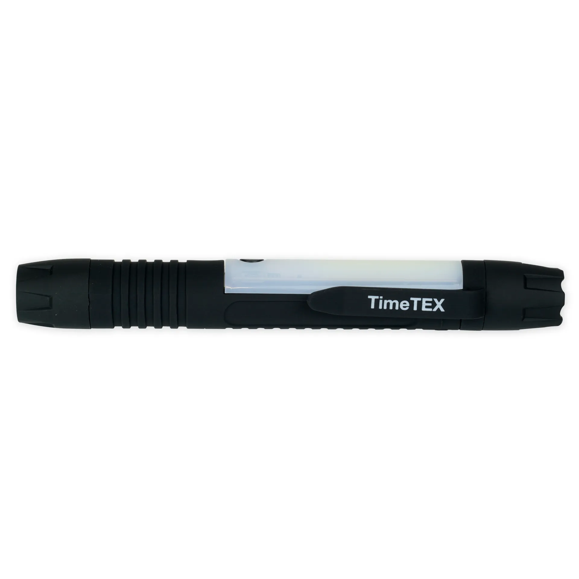 Latarka LED z lampką do czytania, długość 17 cm, średnica 2 cm