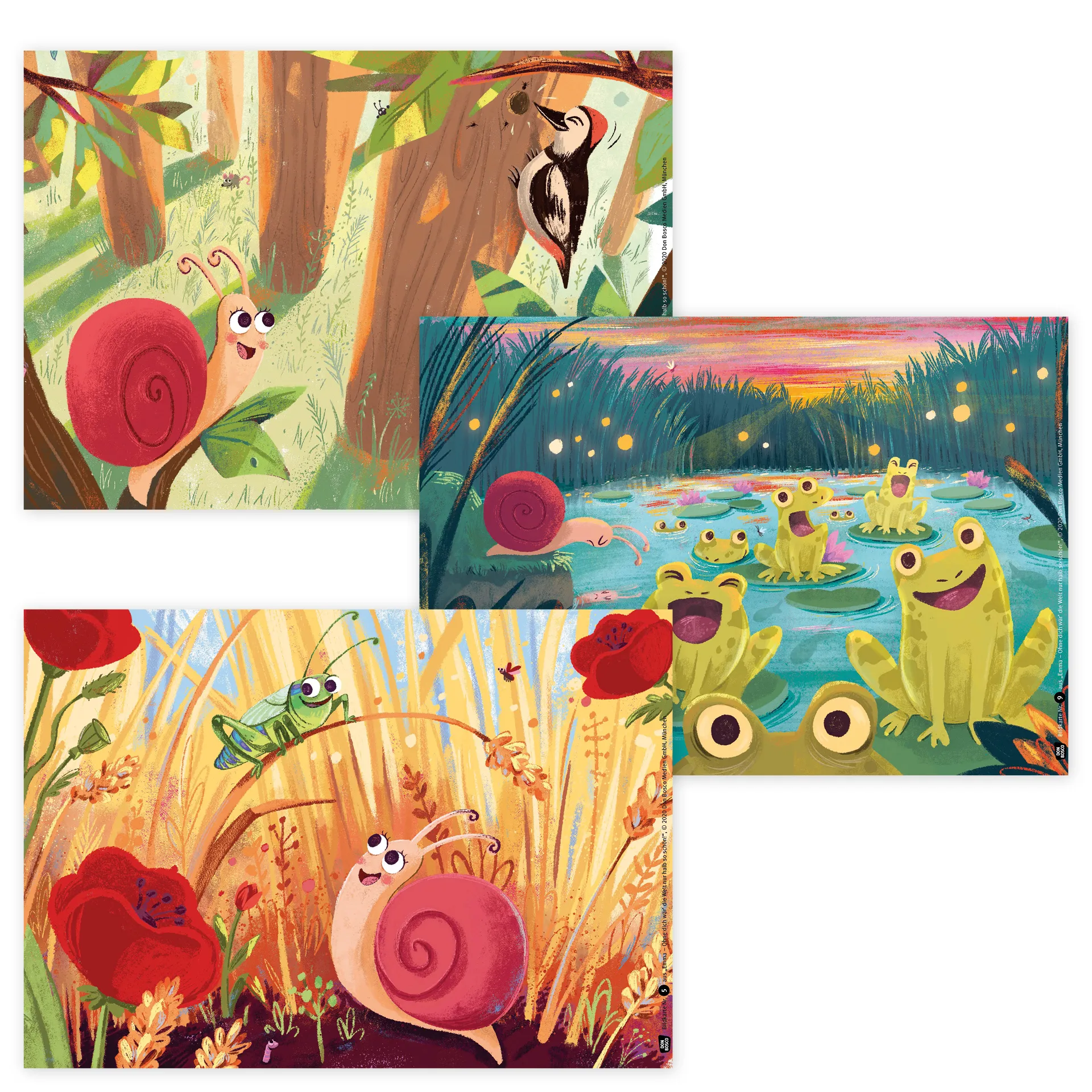 Bildergeschichten-Karten "Emma - Ohne dich wär' die Welt nur halb so schön", 15-tlg.