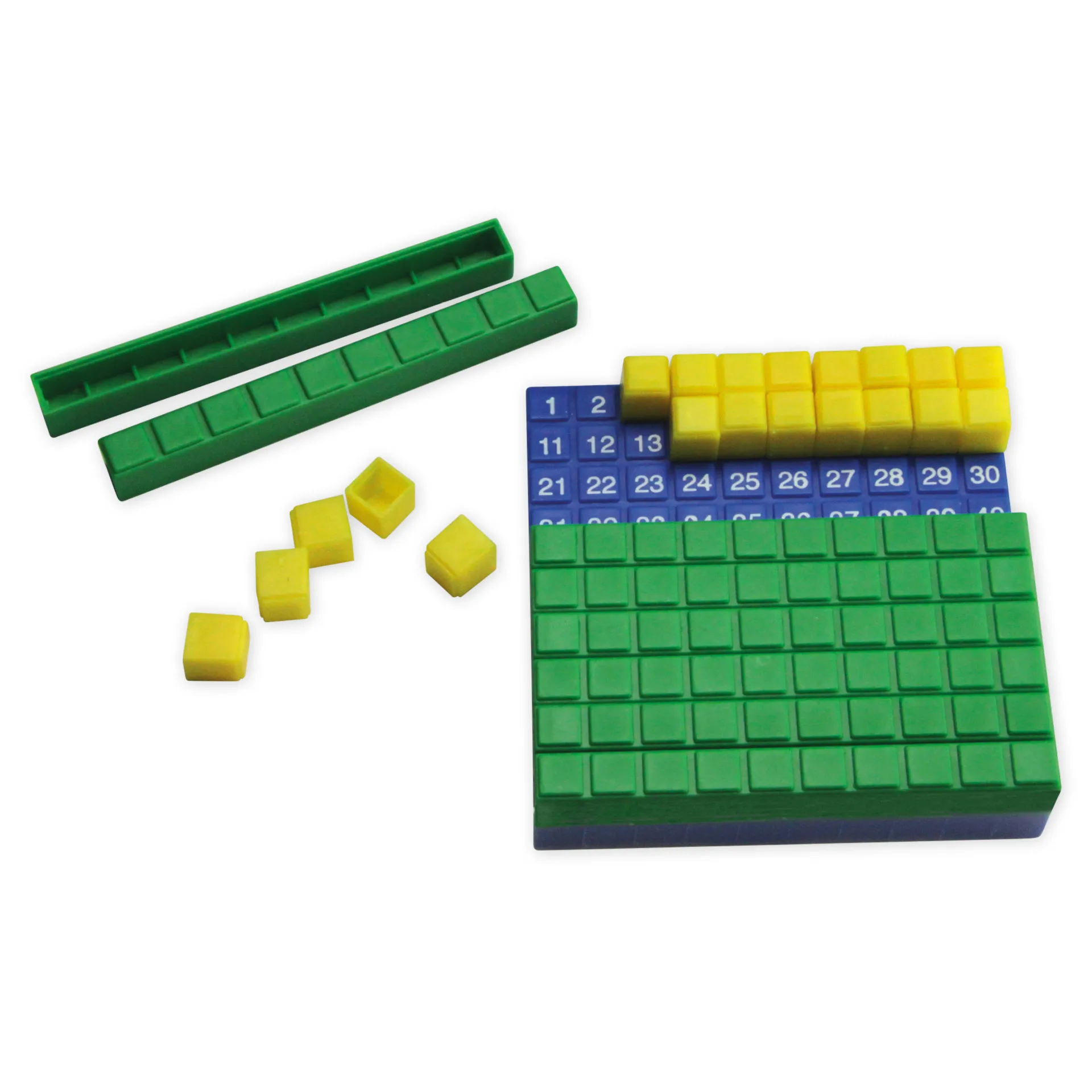 Klassensatz Hunderter-Steckplatte, 8-tlg., in Box