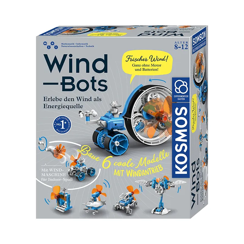 Experimentier-Kasten "Wind Bots: Erlebe den Wind als Energiequelle"