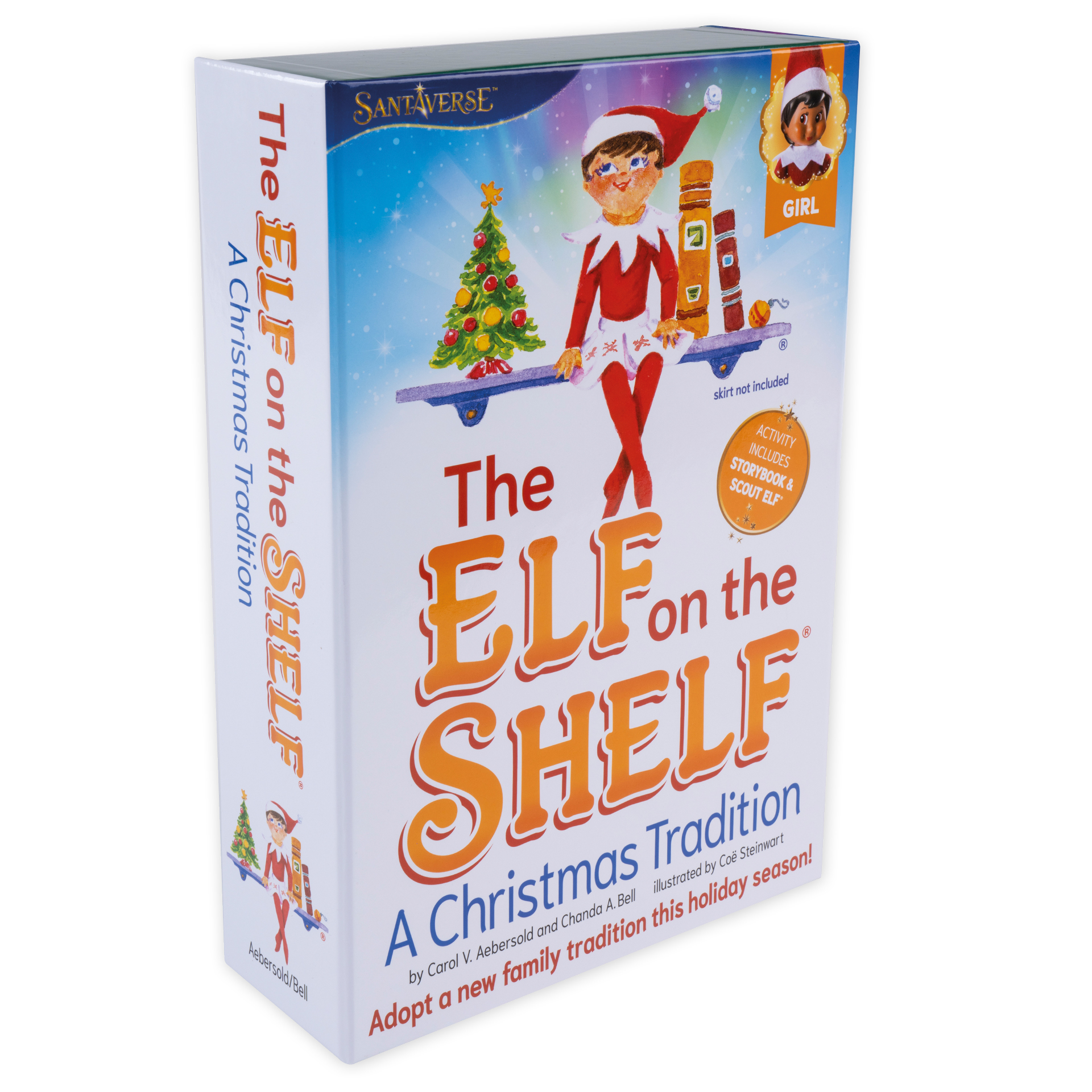 The Elf on the Shelf® Eine Weihnachtstradition Englisch - Mädchen mit braunen Augen