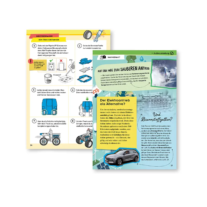 KOSMOS Experimentier-Kasten "Future Cell Truck: Entdecke innovative Brennstoffzellen-Technik"