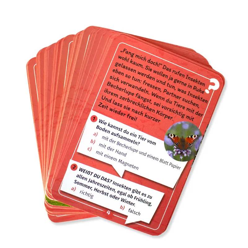 Kartenspiel "Mein Becherlupen-Forscherquiz"