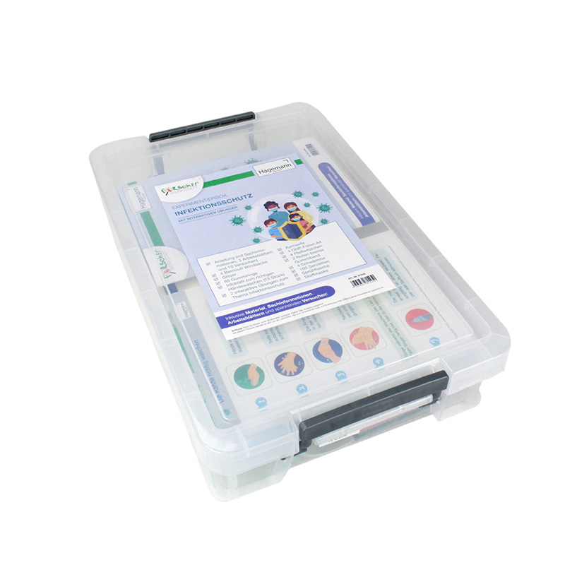 TimeTEX Experimentier-Box "Infektionsschutz", 81-tlg.