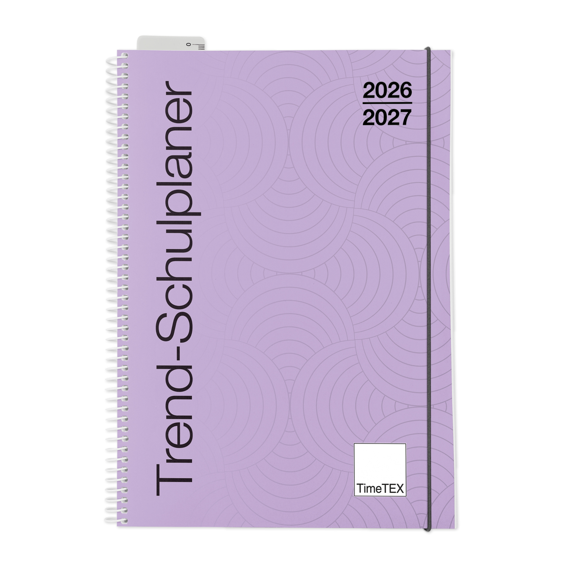 TimeTEX Trend-Schulplaner A5, 2026/2027, flieder