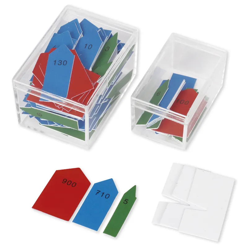 TimeTEX pijlen voor de Honderd- en Duizendketting "Montessori Premium"