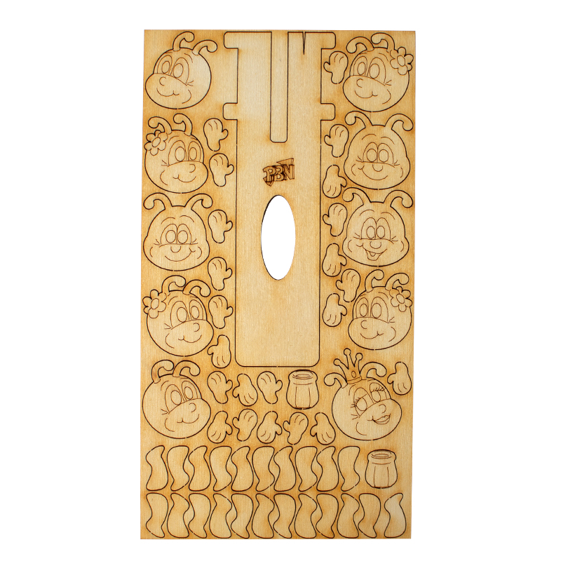 Bastelset "Pompon-Bienen", 10 Stück