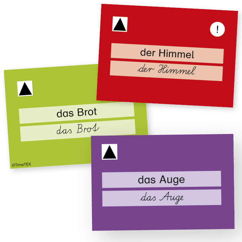 TimeTEX Karteikarten A8 "Meine Wörter-Schatztruhe" - Grundwortschatz LPPlus, 320-tlg.