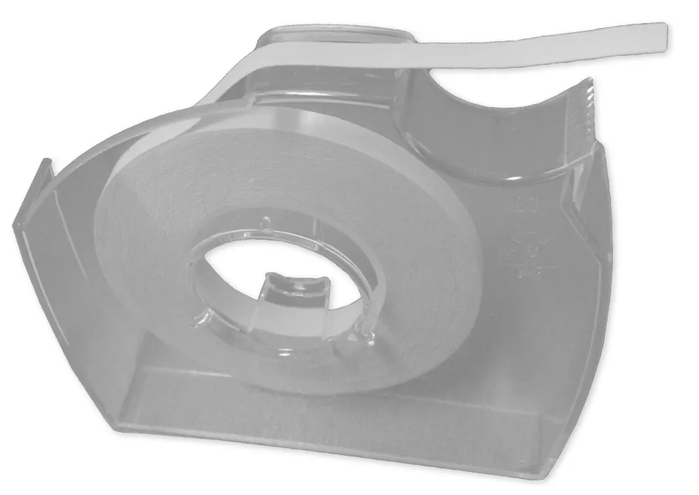 Text-Abdeckband weiß, abziehbar, 4,2mm/17,7m