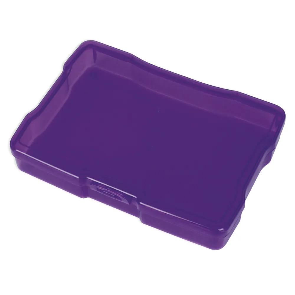 TimeTEX Farb-Box mit Klickverschluss, transparent