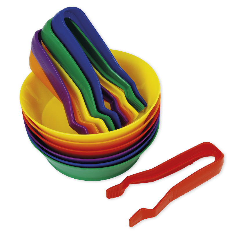 TimeTEX Sortier-Set L "Pinzetten + Schalen", 12-tlg.