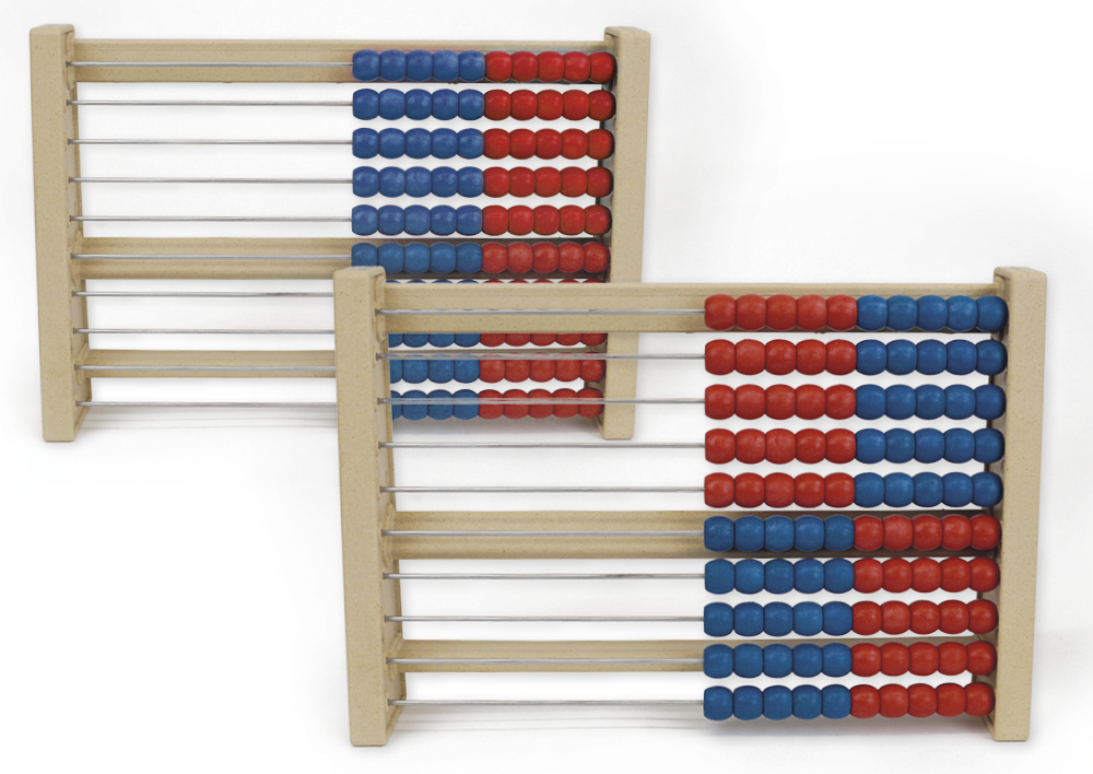 WISSNER Boulier de calcul RE-Wood 1-100 – 100 boules rouge/bleu, bois durable 25×17×4,5 cm - Puériculture & Eveil bébé WISSNER Boulier de calcul RE-Wood 1-100 – 100 boules rouge/bleu, bois durable 25×17×4,5 cm - Puériculture & Eveil bébé