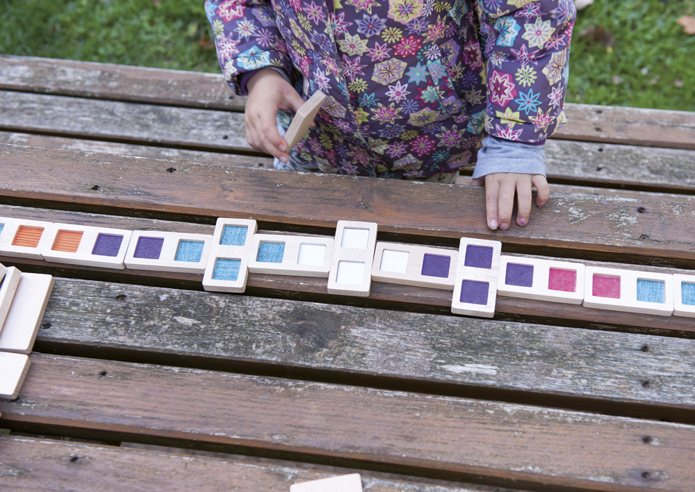 Tast-Domino "Textur", 29-tlg. Tast-Domino "Textur", 29-tlg.