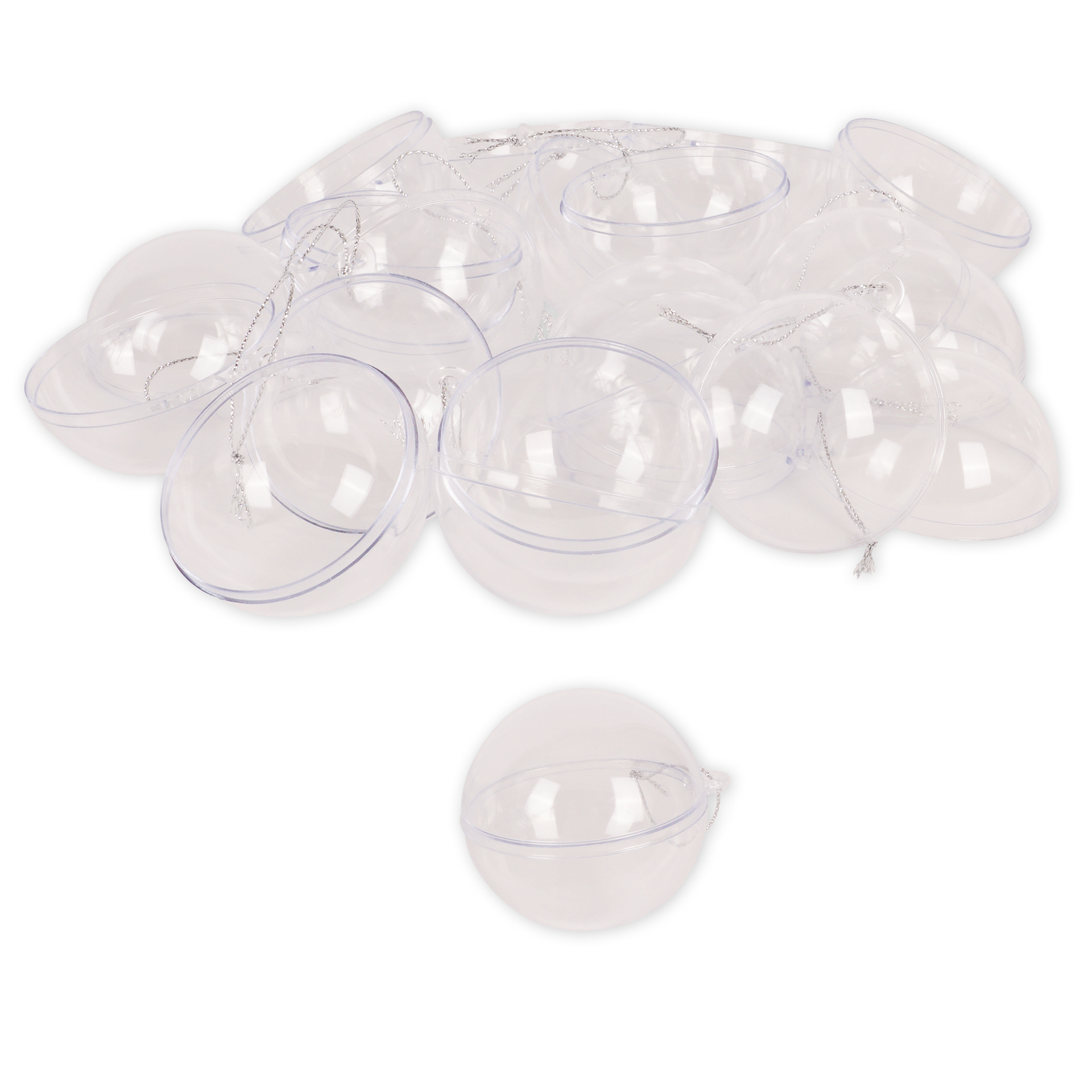 Plastikform "Kugel", 12 Stück