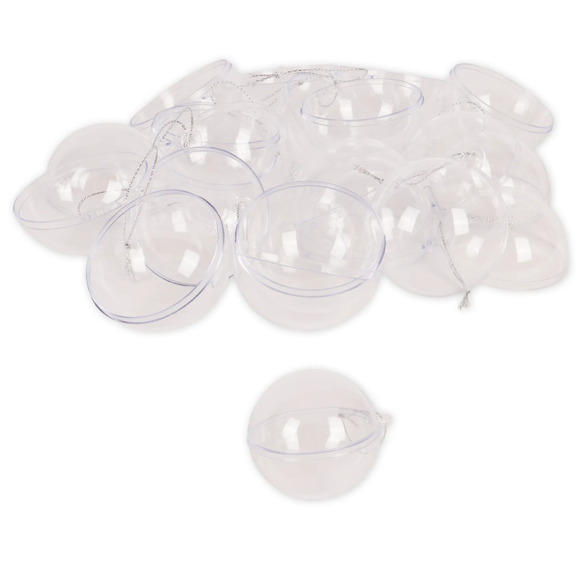 Plastikform "Kugel", 12 Stück