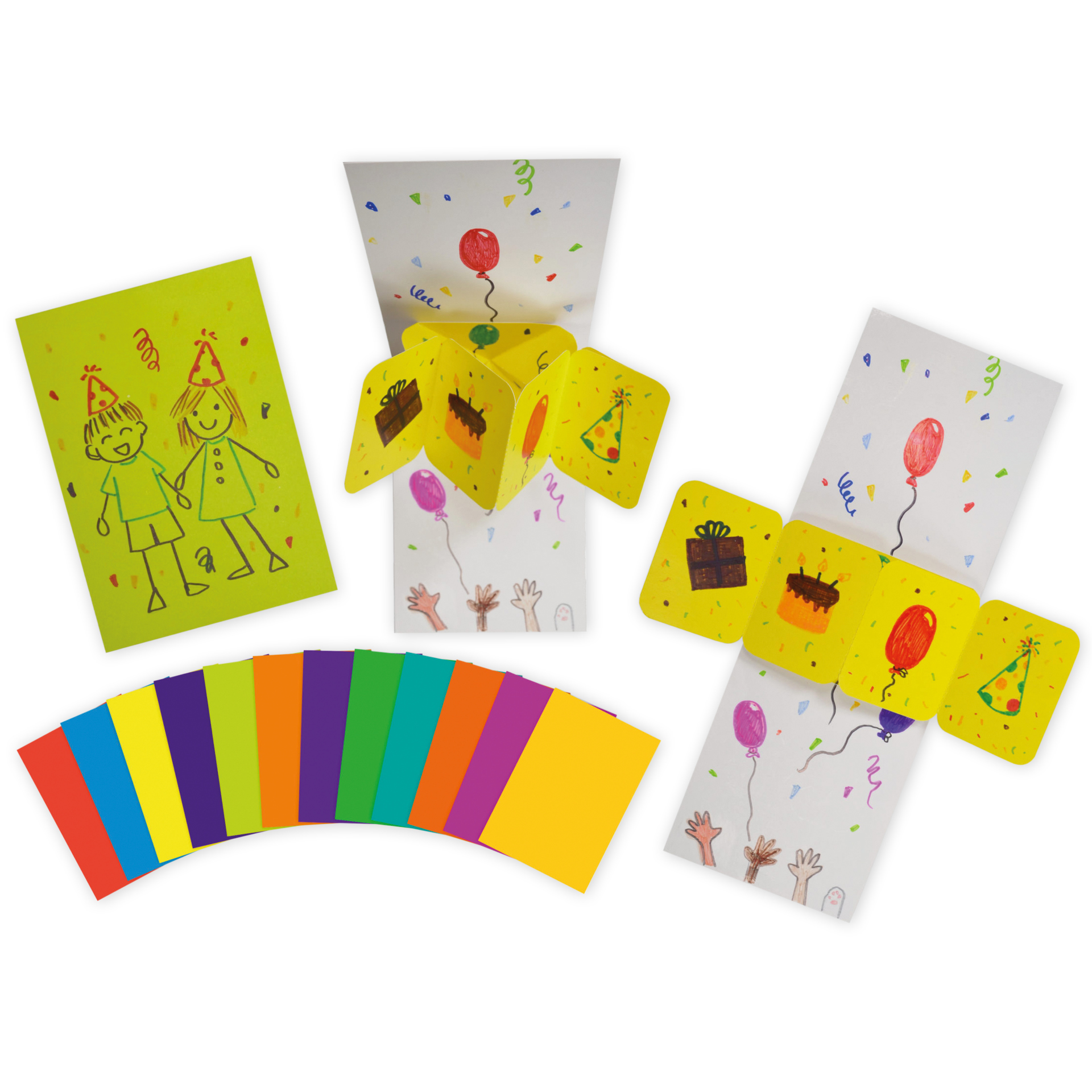 Hagemann POP-UP-Karten zum Basteln, 24 Stück