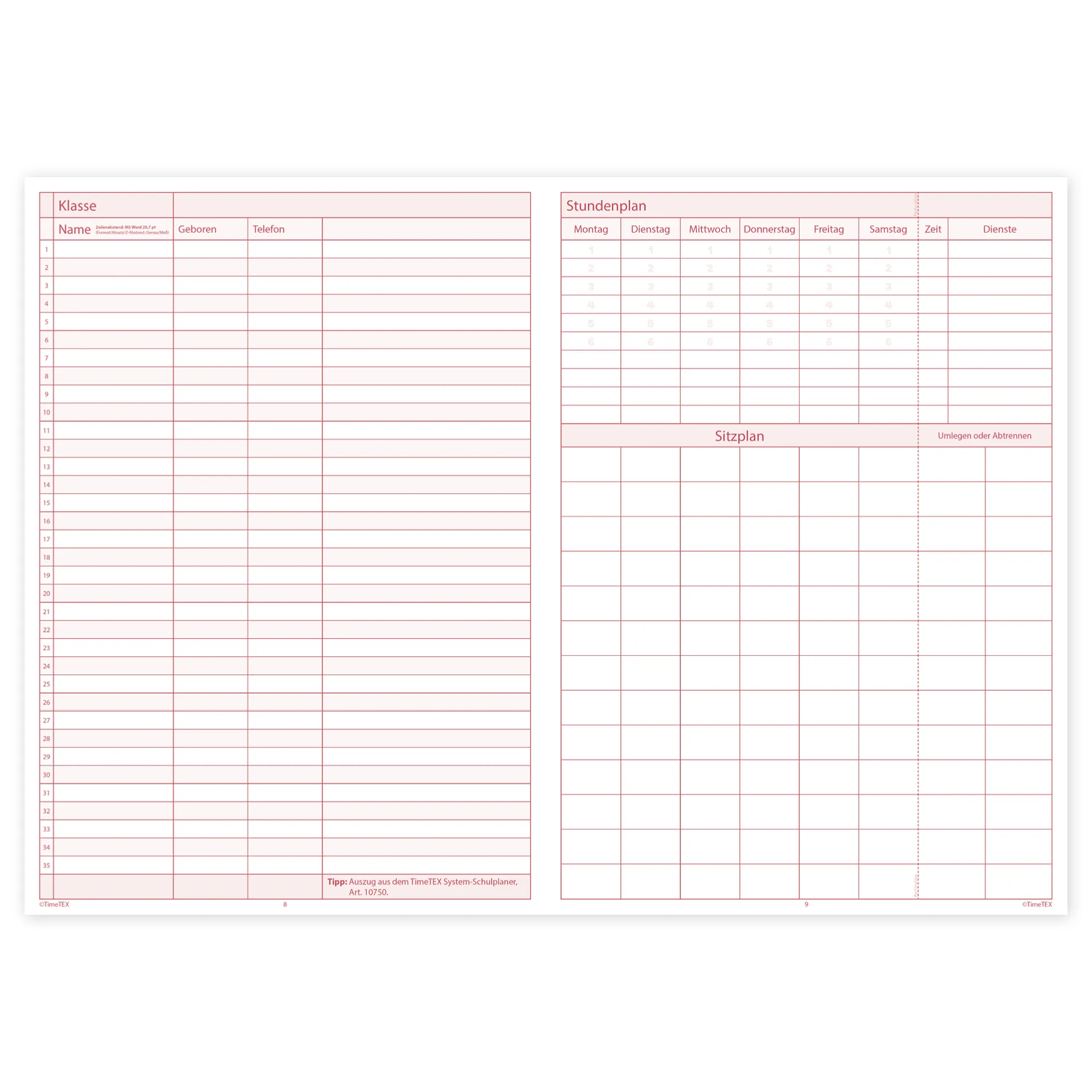 TimeTEX Referendar-Heft A4 TimeTEX Referendar-Heft A4