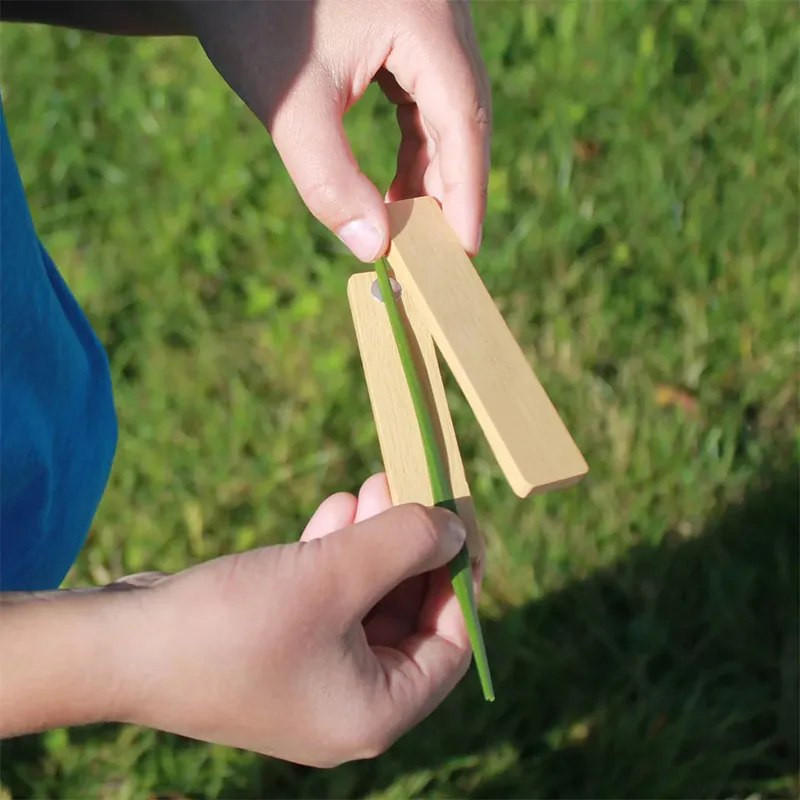 Grashalm-Flöte, 10 cm