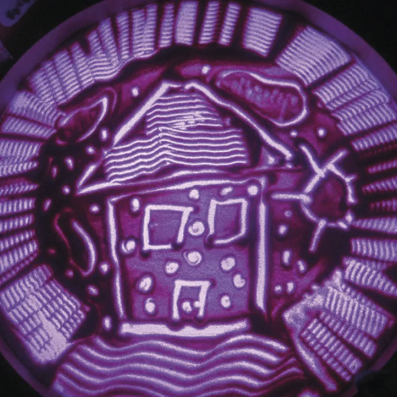 Leuchtkübel "Regenbogen", ca. 47 cm ø