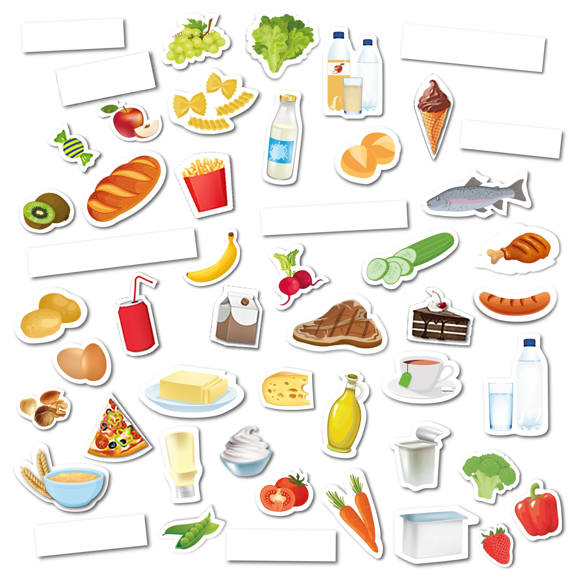 Magneți cu produse alimentare, 53 de piese