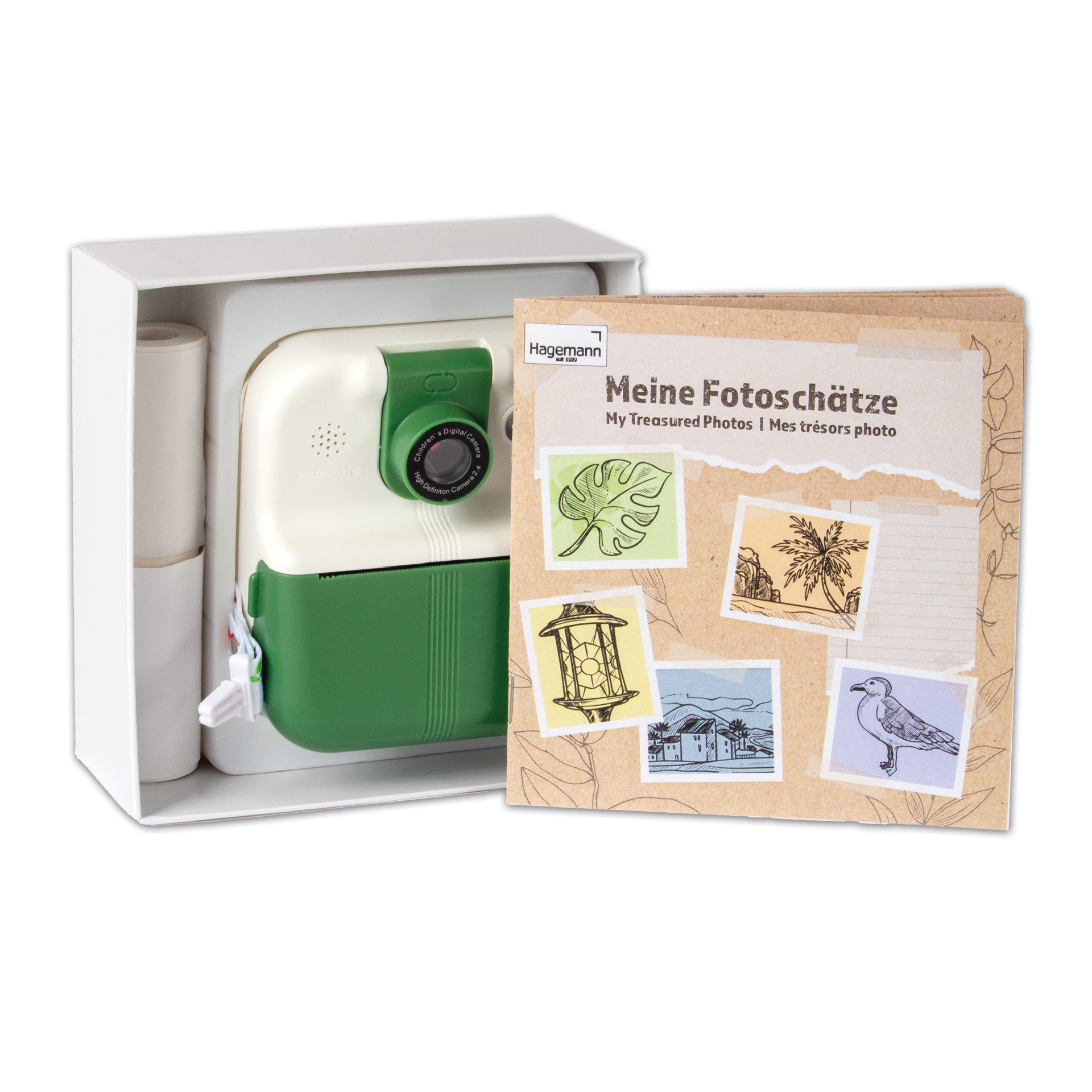 Sofortbild-Kamera "Natursafari", 8-tlg. Sofortbild-Kamera "Natursafari", 8-tlg.