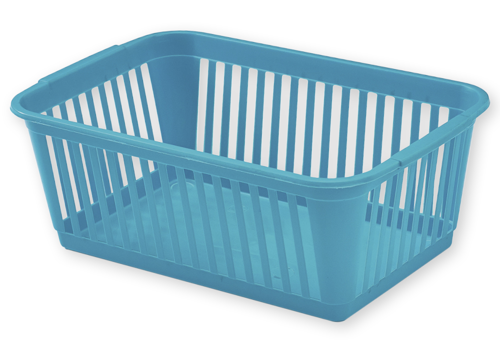 Cesta de material plástico, 30x19x11 cm